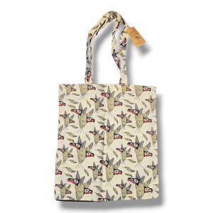 Ravens and Eagle Feathers Cotton Eco‎ Tote by Keith Bedard, Haida